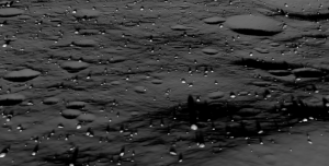 A lunar surface generated by PANGU with Hapke BRDF