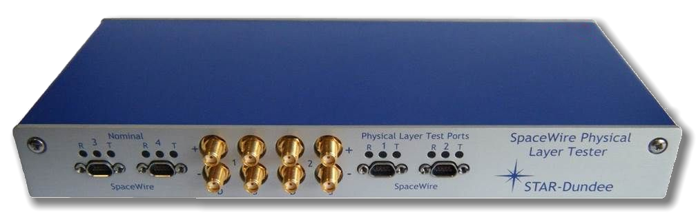 SpaceWire Physical Layer Tester Front