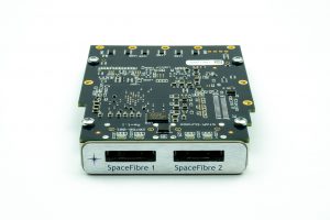 SpaceFibre Interface FMC Board Front