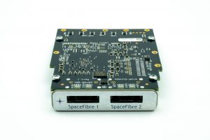SpaceFibre Interface FMC Board Front