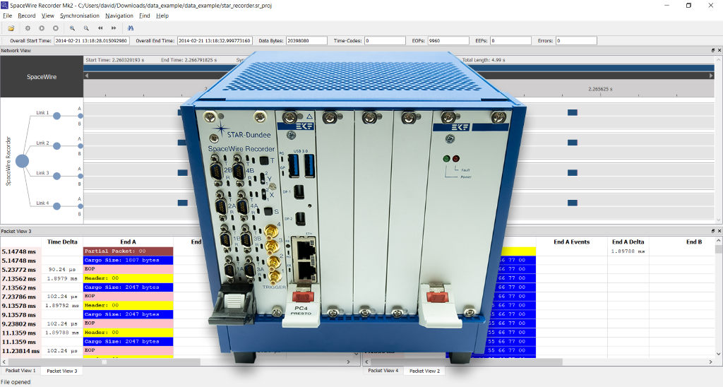 SpaceWire Recorder Mk2 Hardware and Software