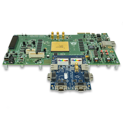 FMC SpaceWire/SpaceFibre Board